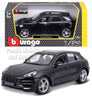 2016 Porsche Macan - BLACK - 1/24 Scale Diecast Model by Bburago
