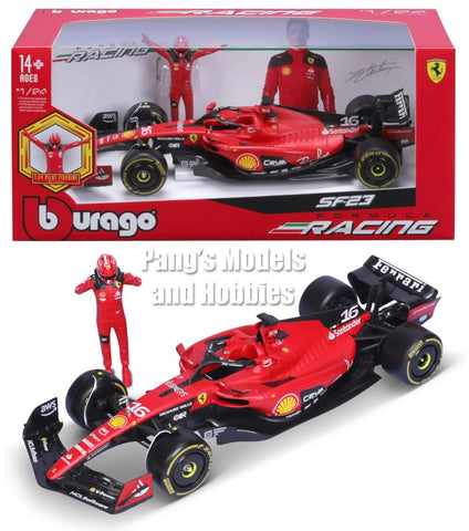 2023 Ferrari SF-23 #16 Charles Leclerc - Formula 1 F1 1/24 Diecast Metal Model by Bburago