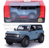 Ford 2021 Bronco Badlands - Blue - 1/24 Scale Diecast Metal Model by Maisto