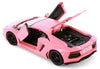 2011 Lamborghini Aventador LP700-4 - PINK - 1/24  Scale Diecast Metal Model by Showcasts w/ BOX