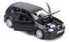 2003 Volkswagen VW Golf R32 - Flat Black - 1/24 Diecast Metal Model by Maisto