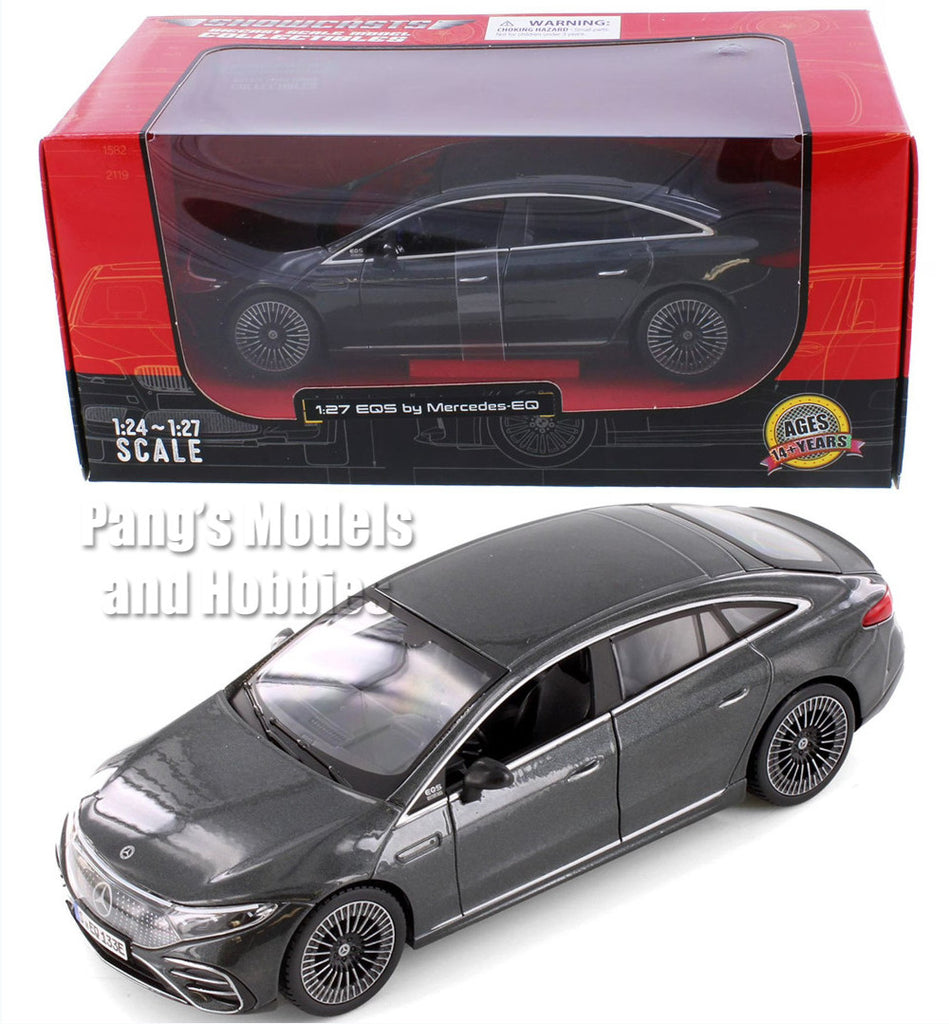 2022 Mercedes-Benz EQS (V297) - GRAY - 1/27 Diecast Metal Model by Showcasts