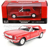1964 1964 1/2 Ford Mustang Convertible Hard Top - RED - 1/24 Diecast Metal Model by Showcasts w/ BOX