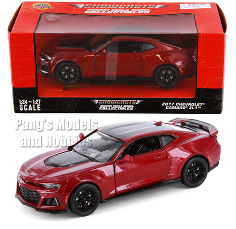 2017 Chevy Camaro ZL1 - RED -  1/24  Scale Diecast Metal Model by Showcasts with BOX