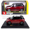 2013 Fiat 500L Sunroof w/ Display Base - 1/24 Scale Diecast Model by Bburago