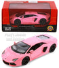 2011 Lamborghini Aventador LP700-4 - PINK - 1/24  Scale Diecast Metal Model by Showcasts w/ BOX