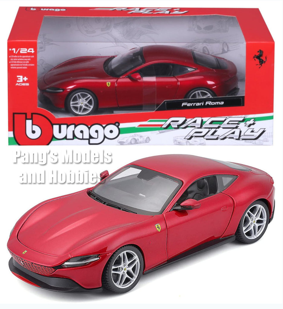 2019 Ferrari Roma Type F169 - RED - 1/24 Scale Diecast Model by Bburago