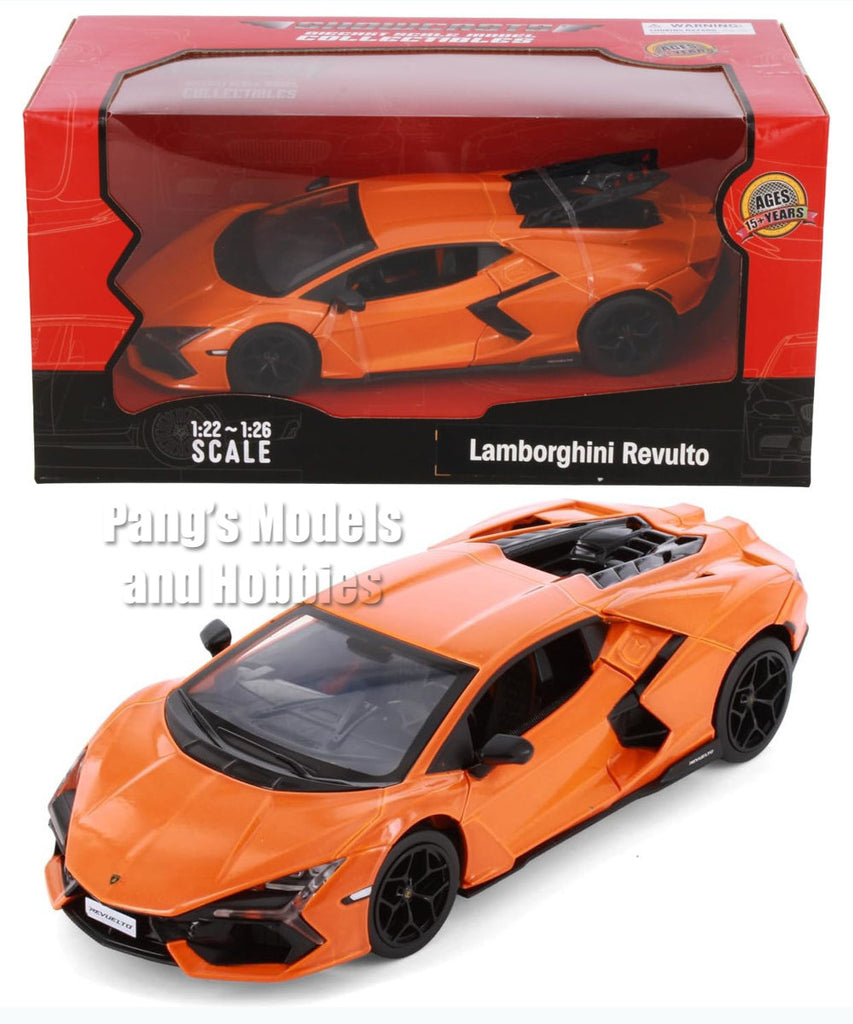 2023 Lamborghini Revuelto - Orange - 1/24 Diecast Metal Model by Showcasts w/BOX