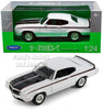1970 Buick GSX Gran Sport - WHITE - 1/24 Diecast Metal Model by Welly