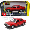 1987 Mercedes-Benz 190E 190 E 2.6 - RED - 1/24 Scale Diecast Model by Bburago with BOX