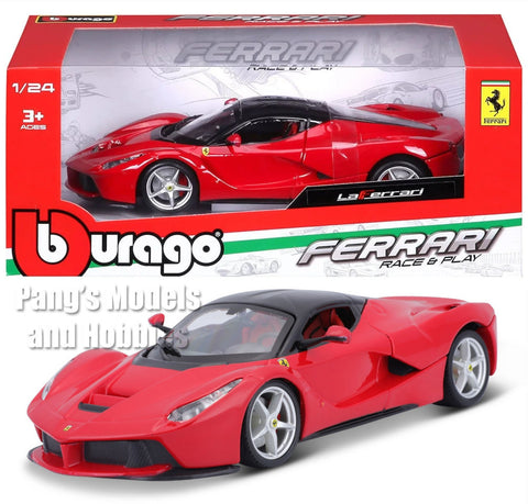 2013 Ferrari LaFerrari Aperta F150 - RED - 1/24 Scale Diecast Model by Bburago