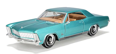 1965 Buick Riviera Gran Sport - BLUE - 1/26 Diecast Metal Model by Maisto