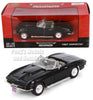 1967 Chevrolet Corvette C2 Convertible - BLACK - 1/24 Scale Diecast Metal Model by Showcasts w/ BOX