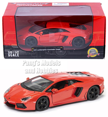 2011 Lamborghini Aventador LP700-4 - ORANGE - 1/24  Scale Diecast Metal Model by Showcasts w/ BOX