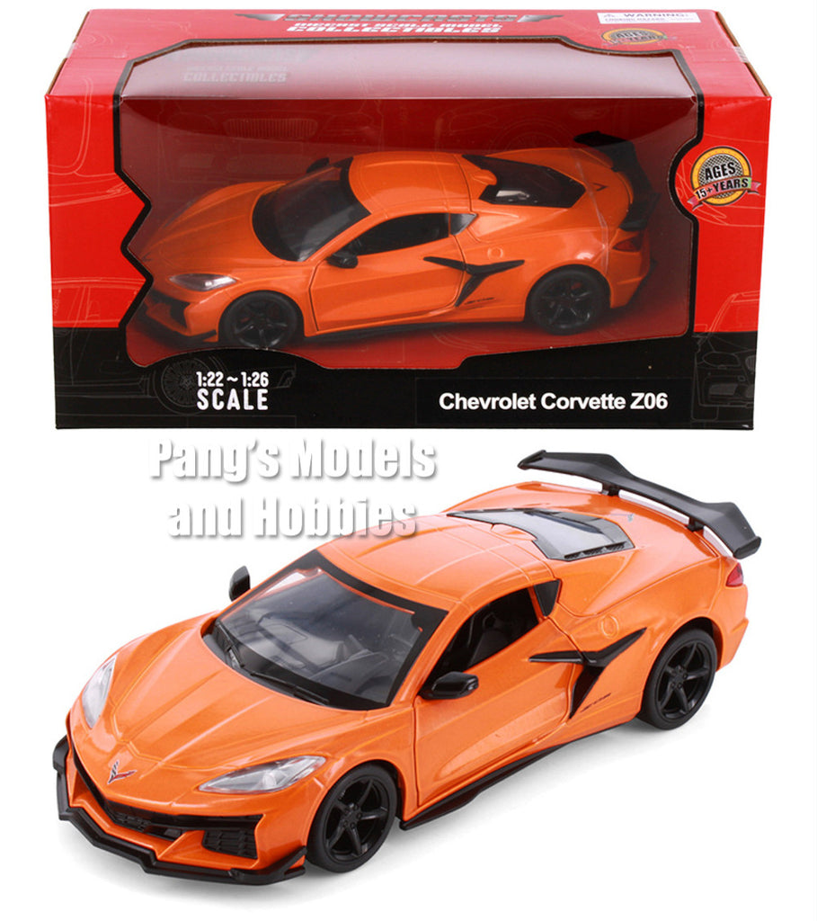 2024 Chevrolet Corvette Z06 C8 - Orange - 1/24 Diecast Metal Model by Showcasts w/BOX