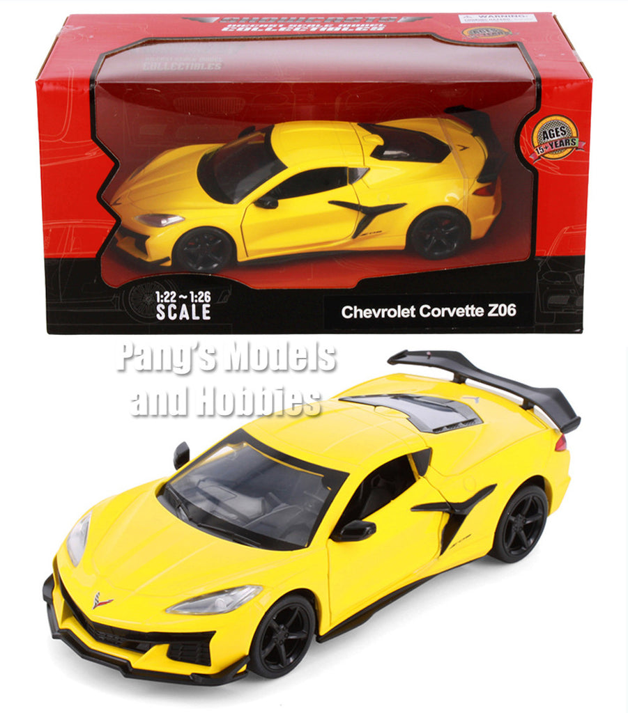 2024 Chevrolet Corvette Z06 C8 - Yellow - 1/24 Diecast Metal Model by Showcasts w/BOX