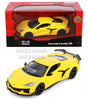 2024 Chevrolet Corvette Z06 C8 - Yellow - 1/24 Diecast Metal Model by Showcasts w/BOX