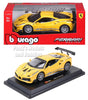 2016 Ferrari 488 challenge #25 - YELLOW - 1/24 Scale Diecast Model by Bburago