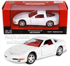 1997 Chevrolet Corvette - WHITE - 1/24 Scale Diecast Metal Model by Showcasts w/ BOX
