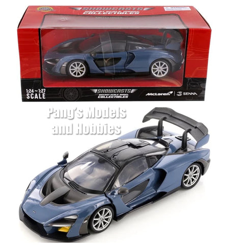 2019 McLaren Senna - BLUE - 1/24 Diecast Metal Model by Showcasts w/ BOX