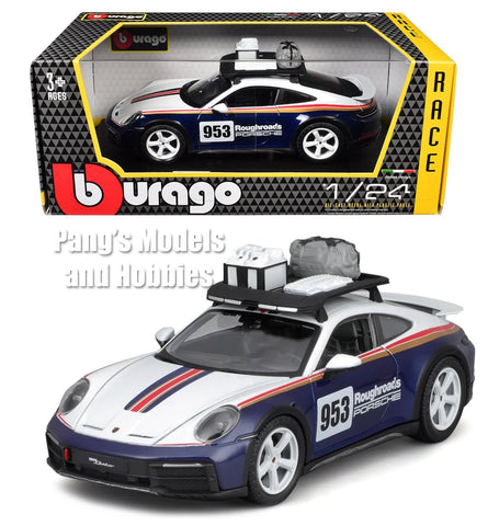2023 Porsche Dakar #953 1/24 Scale Diecast Model by Bburago