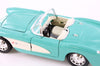 1959 Chevrolet Corvette C1 Convertible - Turquoise - 1/24 Diecast Metal Model by Showcasts