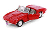 1967 Chevrolet Corvette C2 Convertible - RED - 1/24 Scale Diecast Metal Model by Showcasts w/ BOX