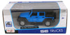 2015 Jeep Wrangler Unlimited - BLUE w/ BOX- 1/24 Scale Diecast Model by Maisto