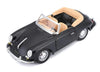 1961 Porsche 356 356B Cabriolet - BLACK - 1/24 Scale Diecast Model by Bburago