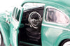1966 Volkswagen VW Classic Beetle - GREEN - 1/24 Scale Diecast Metal Model by Showcasts w/ BOX