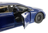 2022 Mercedes-Benz EQS (V297) - BLUE - 1/27 Diecast Metal Model by Showcasts