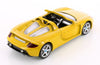 2003 Porsche Carrera GT 980 - YELLOW - 1/24 Diecast Metal Model by Showcasts