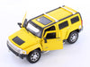 2005 Hummer H3 - YELLOW - 1/24  Scale Diecast Metal Model by Showcasts