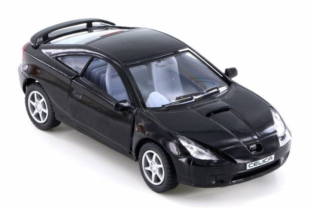 5 inch Toyota Celica - BLACK - 1/34 Scale Diecast Model by Kinsmart