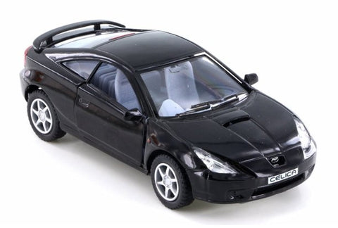 5 inch Toyota Celica - BLACK - 1/34 Scale Diecast Model by Kinsmart