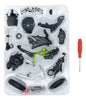 2015 Kawasaki Ninja H2R 1/12 Scale Diecast Motorcycle Model Kit ASSEMBLY NEEDED by Maisto