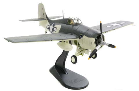 Grumman F4F-4 Wildcat VC-12 USS Core, 1944 US NAVY 1/48 Scale Diecast Metal Airplane by Hobby Master