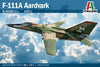 General Dynamics–Grumman F-111 F-111A Aardvark - USAF  1/72 Scale Plastic Model Kit (Assembly Required) by Italeri