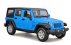 2015 Jeep Wrangler Unlimited - BLUE w/ BOX- 1/24 Scale Diecast Model by Maisto