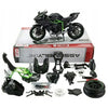 2015 Kawasaki Ninja H2R 1/12 Scale Diecast Motorcycle Model Kit ASSEMBLY NEEDED by Maisto