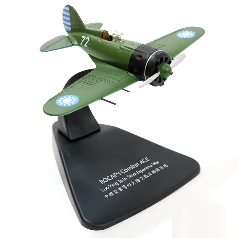 Polikarpov I-16 Type 10 Luo Ying Te, Sino-Japanese War, ROCAF 1/72 Scale Diecast Model by Oxford