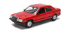 1987 Mercedes-Benz 190E 190 E 2.6 - RED - 1/24 Scale Diecast Model by Bburago