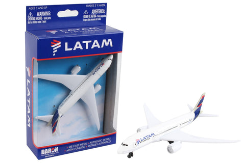 5.75 Inch Boeing 787 LATAM 1/388 Scale Diecast Airplane Model by Daron (Single Plane)