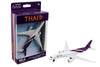 6 Inch Airbus A350 Thai Airways 1/438 Scale Diecast Airplane Model by Daron (Single Plane)