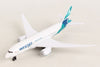 5.75 Inch Boeing 787 Westjet Airlines 1/388 Scale Diecast Airplane Model by Daron (Single Plane)