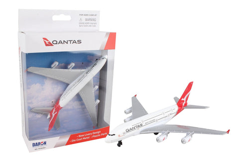 6 Inch Airbus A380 Qantas 1/479 Scale Model Airplane by Daron (Single Plane)