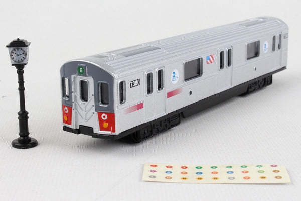 Model Mta R168 6.5 Inch MTA - New York City Transit Subway Car 1/94 Scale Diecast Mod ...