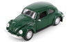 Volkswagen VW 1973 Classic Beetle - GREEN - 1/24 Scale Diecast Metal Model by Maisto