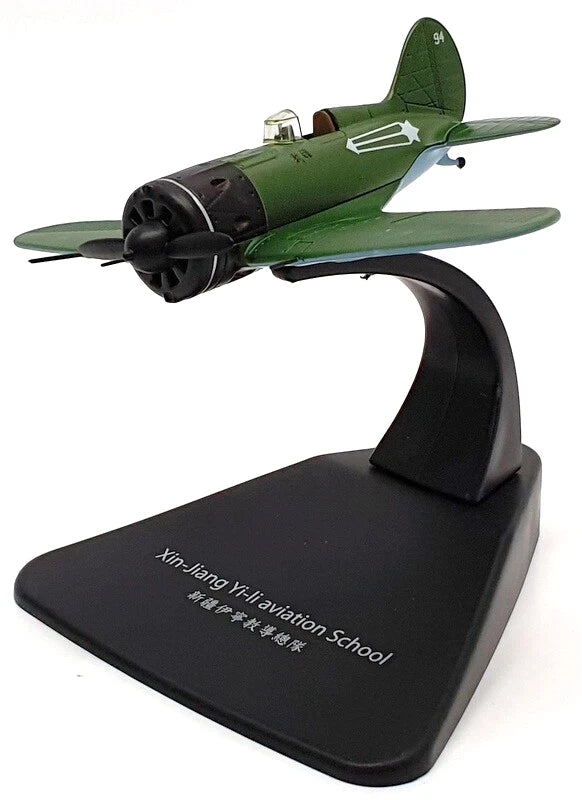 Polikarpov I-16 Type 10 Xin-Jian Yi0Li Aviation School 1/72 Scale Diecast Model by Oxford