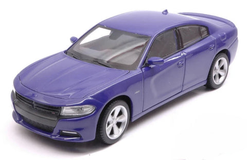 2016 Dodge Charger R/T - PURPLE - 1/24 Diecast Metal Model by Welly